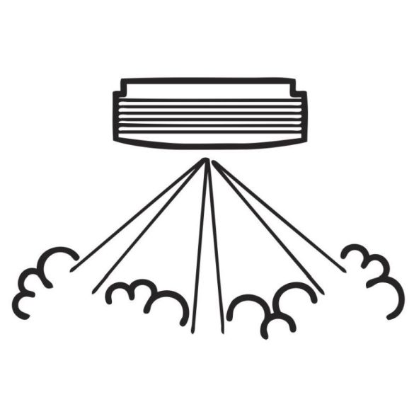 Three-hole 90° nozzle